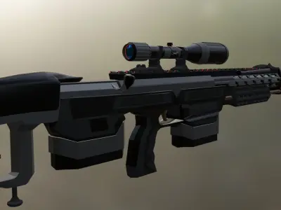 DSR 50         BLACK OPS 2 INSPIRED  Low-poly 3D model