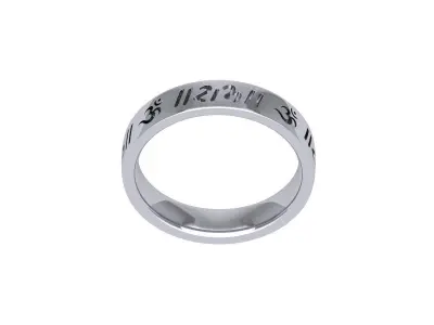 Wedding Ring  3D print model 96