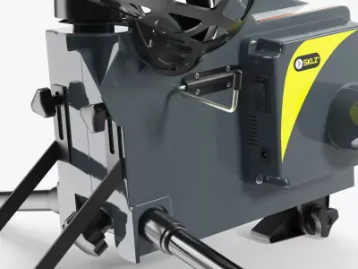 SKLZ Catapult Baseball Pitching Machine Grey 3D model