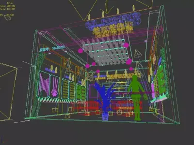 Exhibition - Area -6X6-3DMAX2009-3 3D model