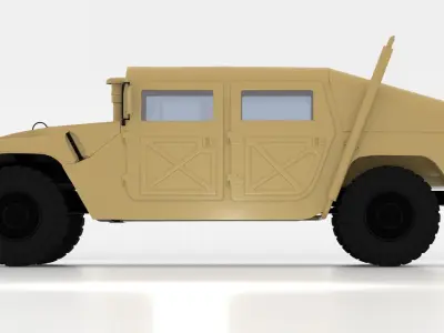 Humvee M998 3D print model