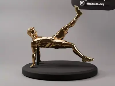 MESSI SCULTURE 3D print model