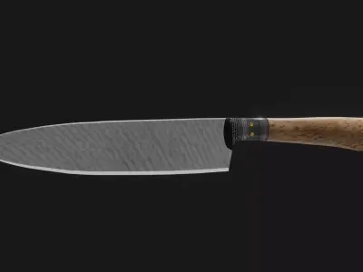 Chefs knife 3D model
