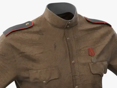  Soviet Soldier WWII Combat Uniform 