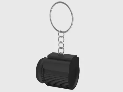  Space Ship Engine Keychain 