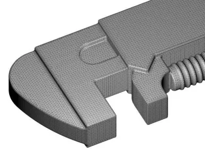 Monkey Wrench Toy 3D print model