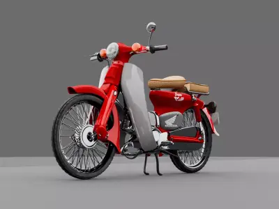Honda Super Cub C100 3D model