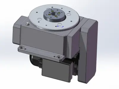 The dividing plate mechanism 3D model