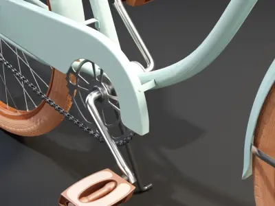 Huffy Nel Lusso Womens Cruiser Bike with Basket 3D model