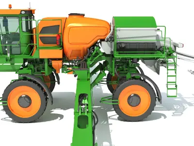 Sprayer and Spreader Machine 3D model purchase