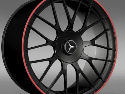 Mercedes AMG C 63 S Edition  rim 3D model