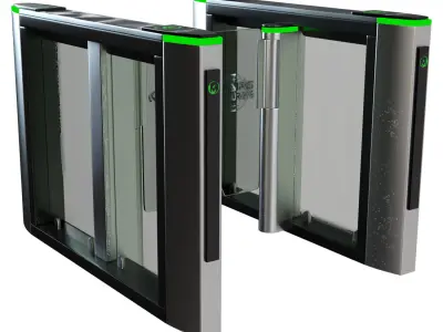 Speed Gate MSG100 Low-poly 3D model