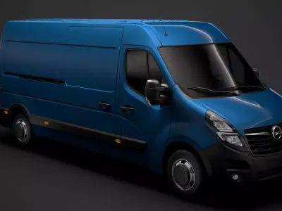 Opel Movano L3H2 Van 2020 3D model