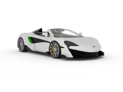 Mclaren 600 lt Free low-poly 3D model