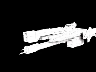 Charon Class Heavy Frigate 3D model
