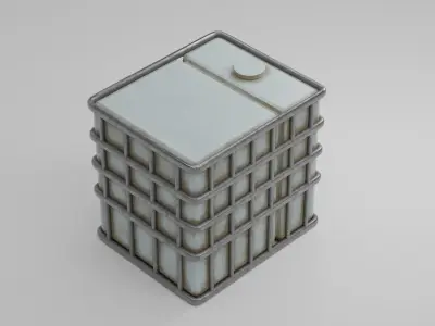 Water tank Free low-poly 3D model purchase