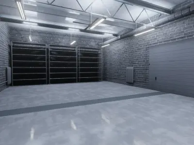 Warehouse loft 3D model buy