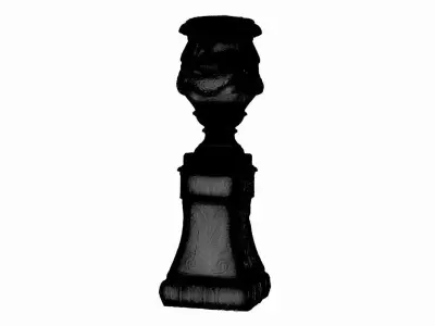 Medieval Vase Low-poly 3D model