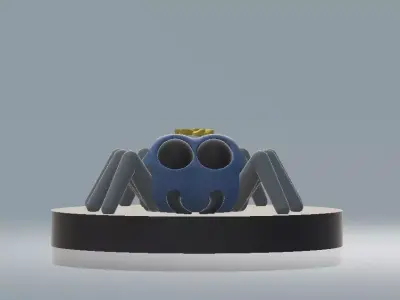 cartoon spider 3D 3D print model