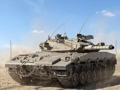 Merkava Mk2D 3D model