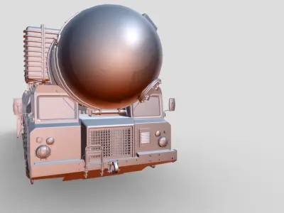 MAZ 7917 Low-poly 3D model