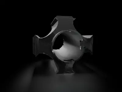Muzzle Jailbreak Low-poly 3D model