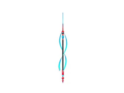 Sci-Fi Sword 3D Model 3D model
