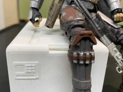 Mandalorian inspired crate 3D print model
