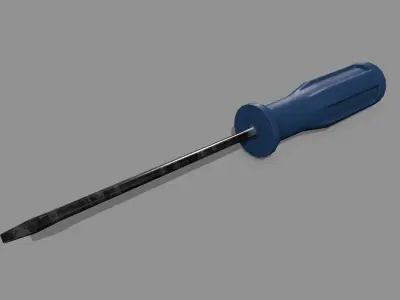 screwdriver Low-poly 3D model 39