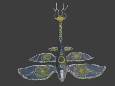 Ocean Spirit  Low-poly 3D model