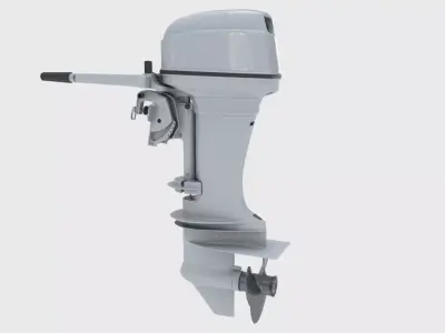 Outboard 40HP 3D model
