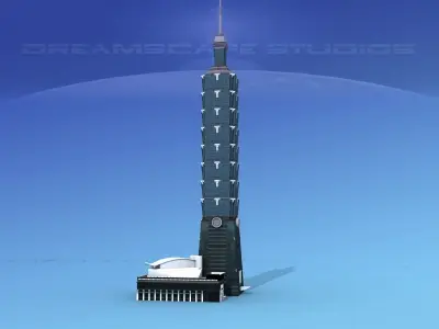 Taipei 101 World Financial Center  3D model