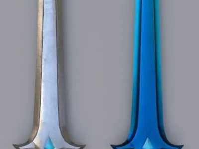 Medieval Fantasy Swords Low-poly 3D model