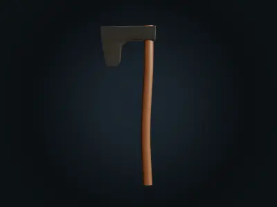 Medieval Weapons Collections Low Poly Free low-poly 3D model