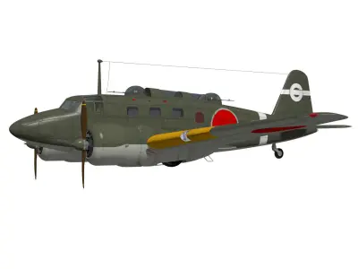 Tachikawa Ki-54 Hickory 3D model purchase