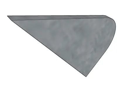 Delta anchor 3D model