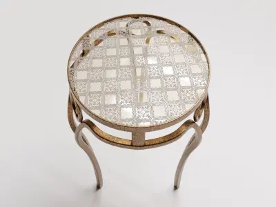 Art Deco Table 02  3D model