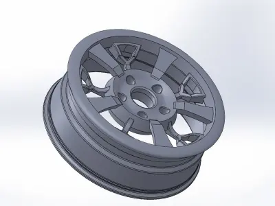 Car rim FD2 18 inches Free 3D model