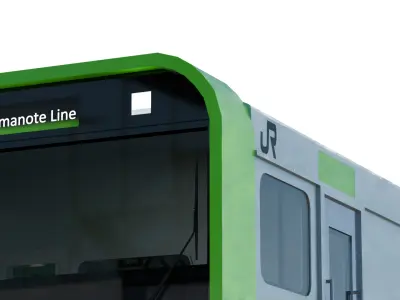 jr-e235 The entire train 3D model