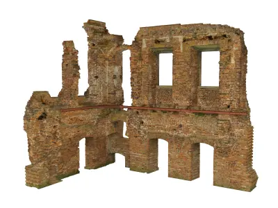Ruins of the palace 02 3D model