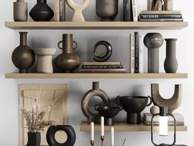 Decorative set 3D model buy