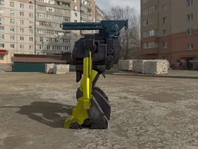 Robot transformers mod Low-poly 3D model