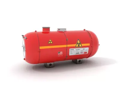 Industrial Hazardous Material Tank model pack Low-poly 3D model