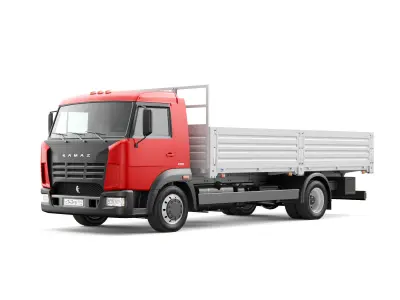 Truck KAMAZ 4308 3D model