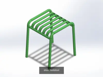 coffe chairs 3D Model Pack
