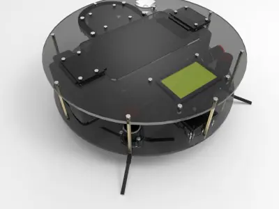 DIY Sweeping Robot 3D model