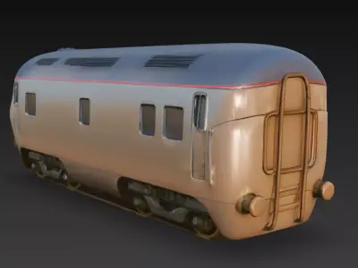 Ciuf Ciuf Treno Pervertito - Italian Brainrot Low-poly 3D model
