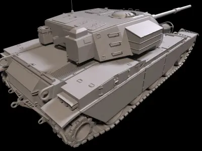 T95 FV4201 CHIEFTAIN  3D model