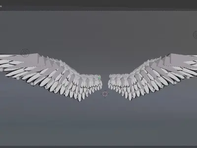 Angel Wings Version 2 3D model