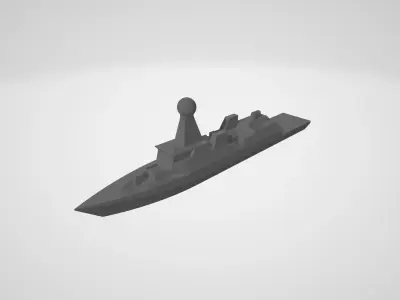 Crimson-class guided missile corvette Free 3D print model